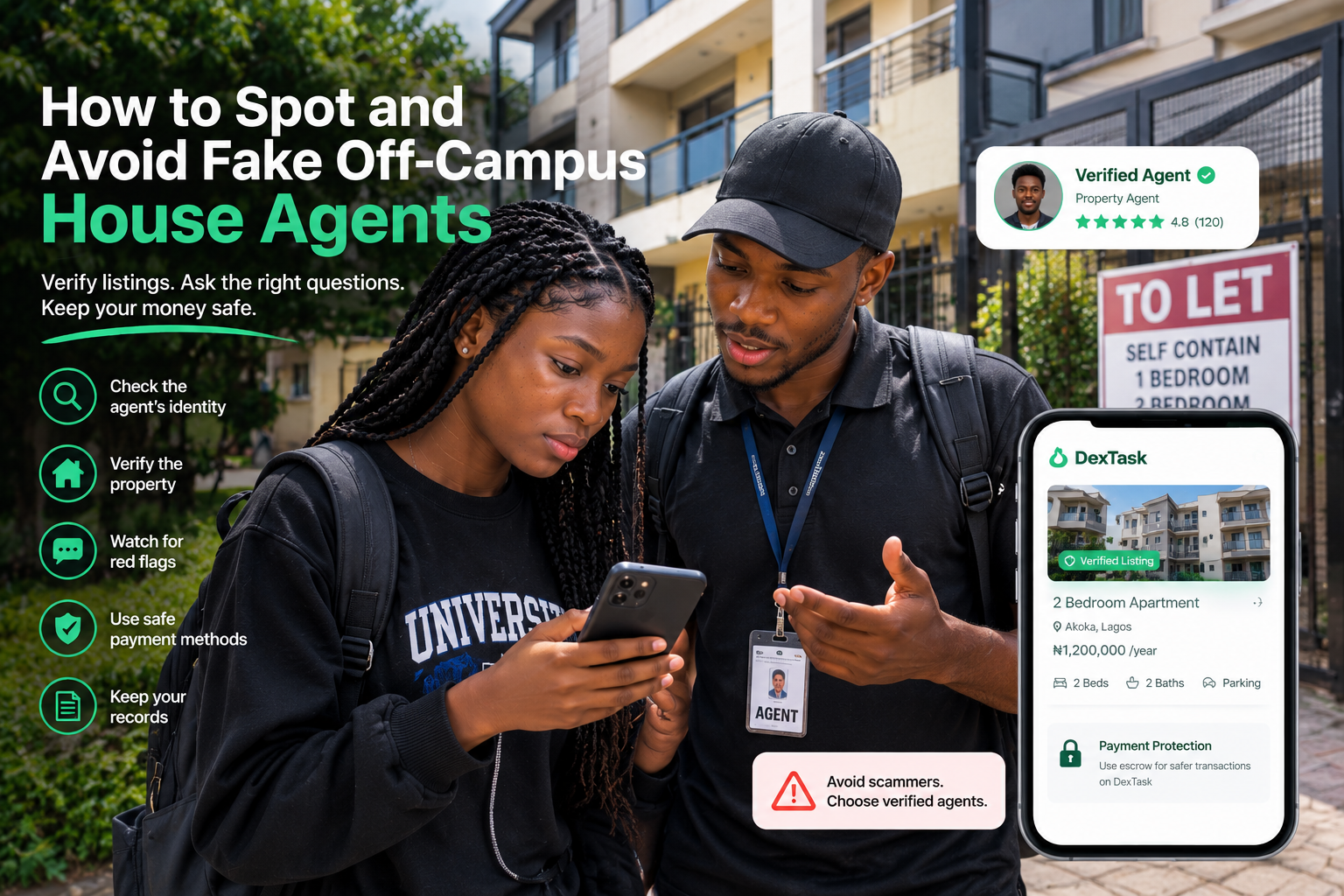How to Spot and Avoid Fake Off-Campus House Agents